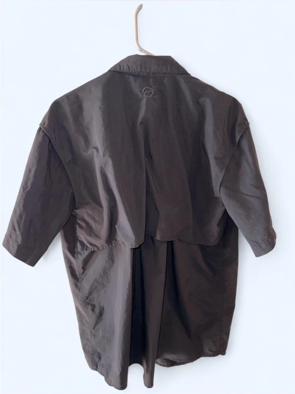 Magellan Outdoors Black Short Sleeve Fishing Shirt with Dual Chest Pockets